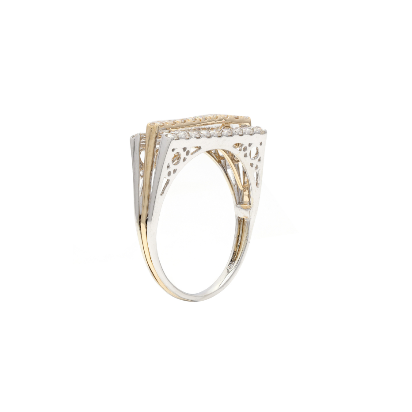 14k Party Ring with Diamonds For Women