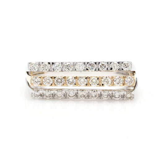 14k Party Ring with Diamonds For Women