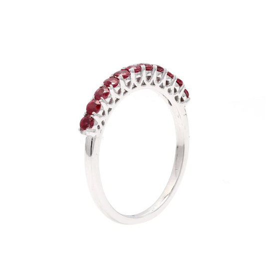 14k Round Ruby Ring For Women